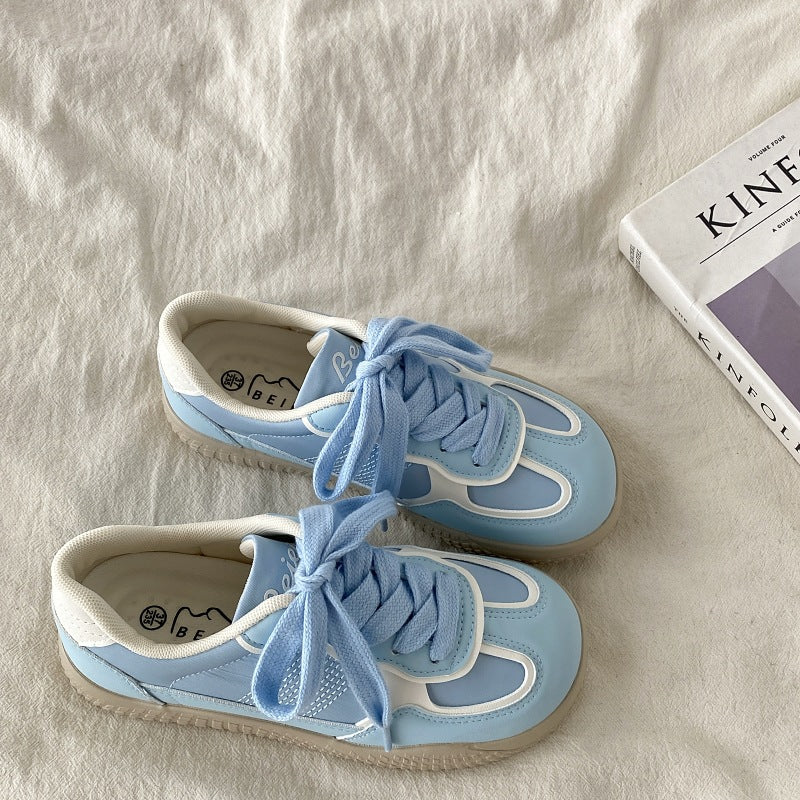 Women's Chunky Platform Sneakers - Casual Round Toe Fashion Sneakers