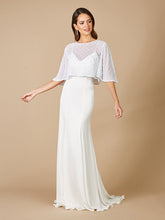 Load image into Gallery viewer, Lara Gina Beaded Tulle Capelet