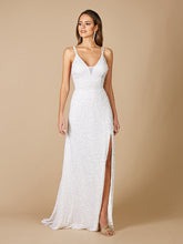 Load image into Gallery viewer, Lara Greenley Sleeveless Beaded Wedding Dress - OUTLET