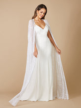 Load image into Gallery viewer, Lara Gracie Full Length Beaded Tulle Cape