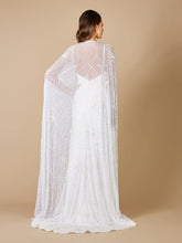 Load image into Gallery viewer, Lara Gracie Full Length Beaded Tulle Cape