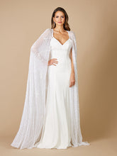 Load image into Gallery viewer, Lara Gracie Full Length Beaded Tulle Cape
