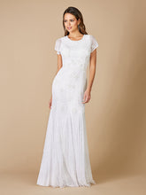 Load image into Gallery viewer, Lara Gale High-Neck Beaded Wedding Dress
