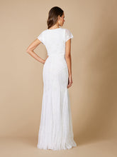Load image into Gallery viewer, Lara Gale High-Neck Beaded Wedding Dress