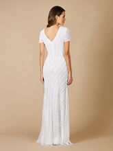 Load image into Gallery viewer, Lara Gabriella Beaded Plunge Wedding Dress