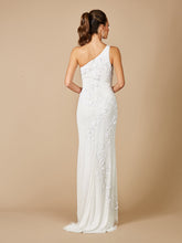 Load image into Gallery viewer, Lara Fleur One Shoulder Floral Beaded Wedding Gown