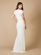 Load image into Gallery viewer, Lara Flavia Fitted Beaded Wedding Gown