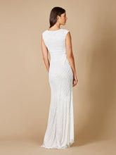 Load image into Gallery viewer, Lara Fabiana Cap Sleeve Beaded Wedding Gown