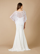 Load image into Gallery viewer, Georgina Beaded Pull-On Bridal Capelet