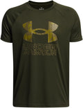 Under Armour Boys' Tech Hybrid Printed Fill Short-Sleeve T-Shirt