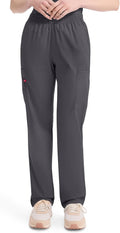 Dickies EDS Signature Scrubs for Women, Elastic Waist Pull-On Cargo Pants for Women in Soft Brushed Poplin - 86106