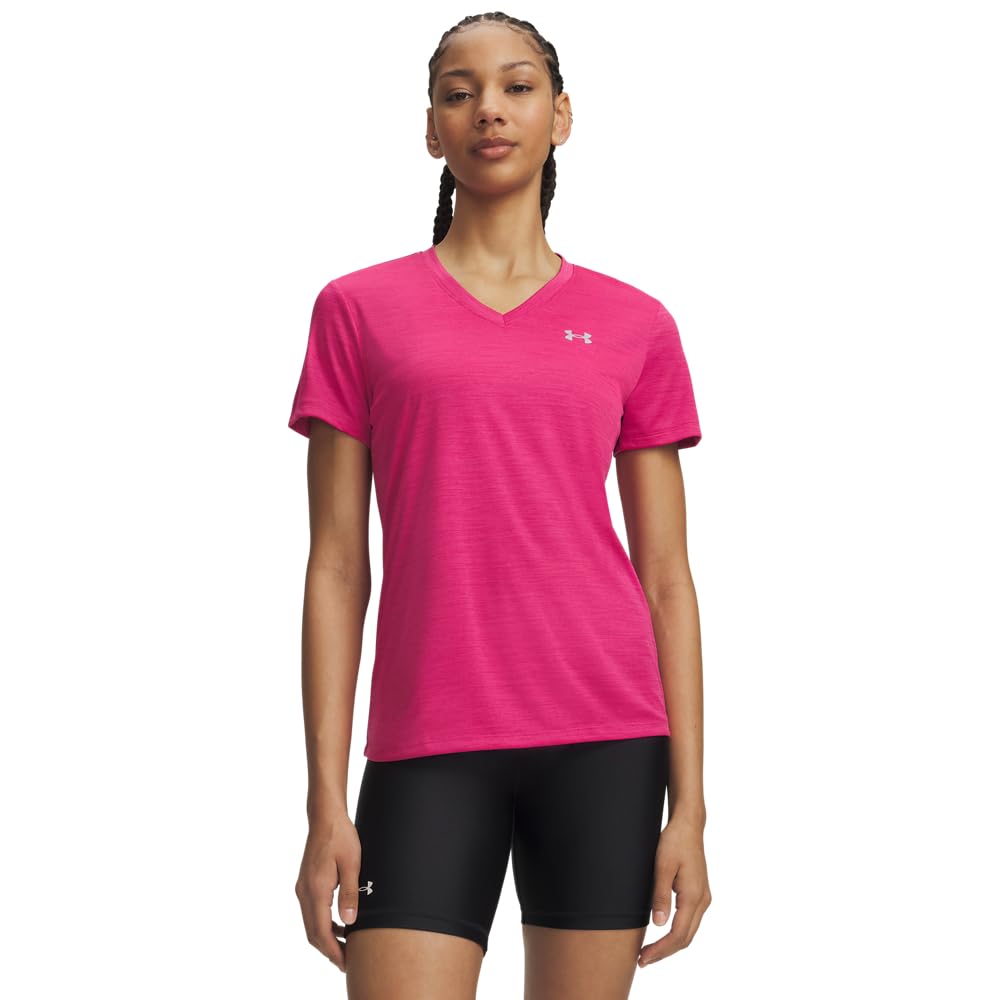 Under Armour Women's Velocity Twist Short Sleeve V Neck T Shirt