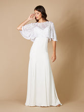 Load image into Gallery viewer, Gilly Boho Beaded Pull-On Bridal Capelet