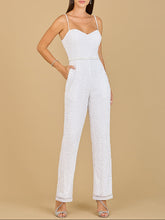 Load image into Gallery viewer, Beaded Bridal Jumpsuit | 51122