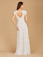 Load image into Gallery viewer, Cap Sleeve Beaded Bridal Gown