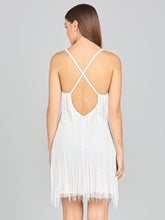 Load image into Gallery viewer, Spaghetti Strap Fringe Dress | 51131