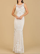 Load image into Gallery viewer, High-Neck Sleeveless Wedding Gown | 51136