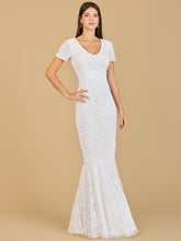 Load image into Gallery viewer, Cap Sleeve Beaded Wedding Gown