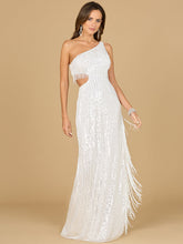 Load image into Gallery viewer, Wendy Fringe Bridal Dress