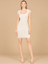 Load image into Gallery viewer, Elegant Cap Sleeve Bridal Short Dress
