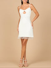 Load image into Gallery viewer, Beaded Mini with Fringe Details