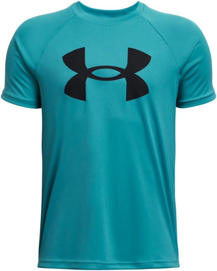 Under Armour Boys' Tech Hybrid Printed Fill Short-Sleeve T-Shirt