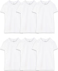 Fruit of The Loom Men's Crew Tee Undershirts, Moisture Wicking & Tag Free, Also Available in Big & Tall