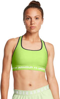 Under Armour Women's Crossback Mid Impact Sports Bra