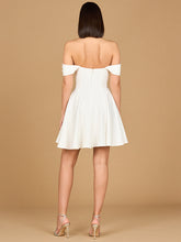 Load image into Gallery viewer, Off Shoulder, A-line Bridal Short Dress