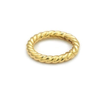 Load image into Gallery viewer, Round Gold Silver Texture Circle Snap Clasp , Sku#H342