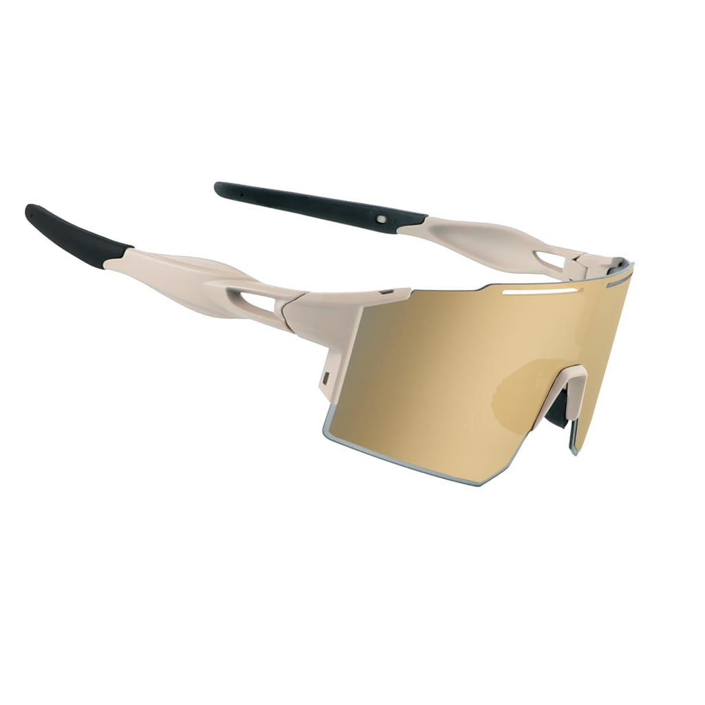 OULAIQI Cycling Sunglasses Polarized Sunglasses for Cycling Men Women with 1 Lens or 3 Interchangeable Lens Baseball Glasses