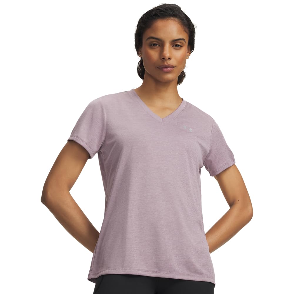 Under Armour Women's Velocity Twist Short Sleeve V Neck T Shirt