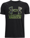 Under Armour Boys' Tech Hybrid Printed Fill Short-Sleeve T-Shirt