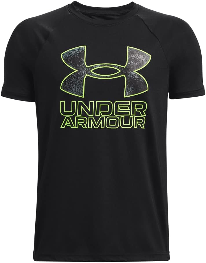 Under Armour Boys' Tech Hybrid Printed Fill Short-Sleeve T-Shirt