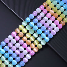 Load image into Gallery viewer, Multicolor Selenite Round Smooth Beads, Sku#U1781
