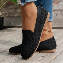 Load image into Gallery viewer, Women's Suede Slip-On Loafers - Breathable Hollow-Out Casual Flats | Sarah Express