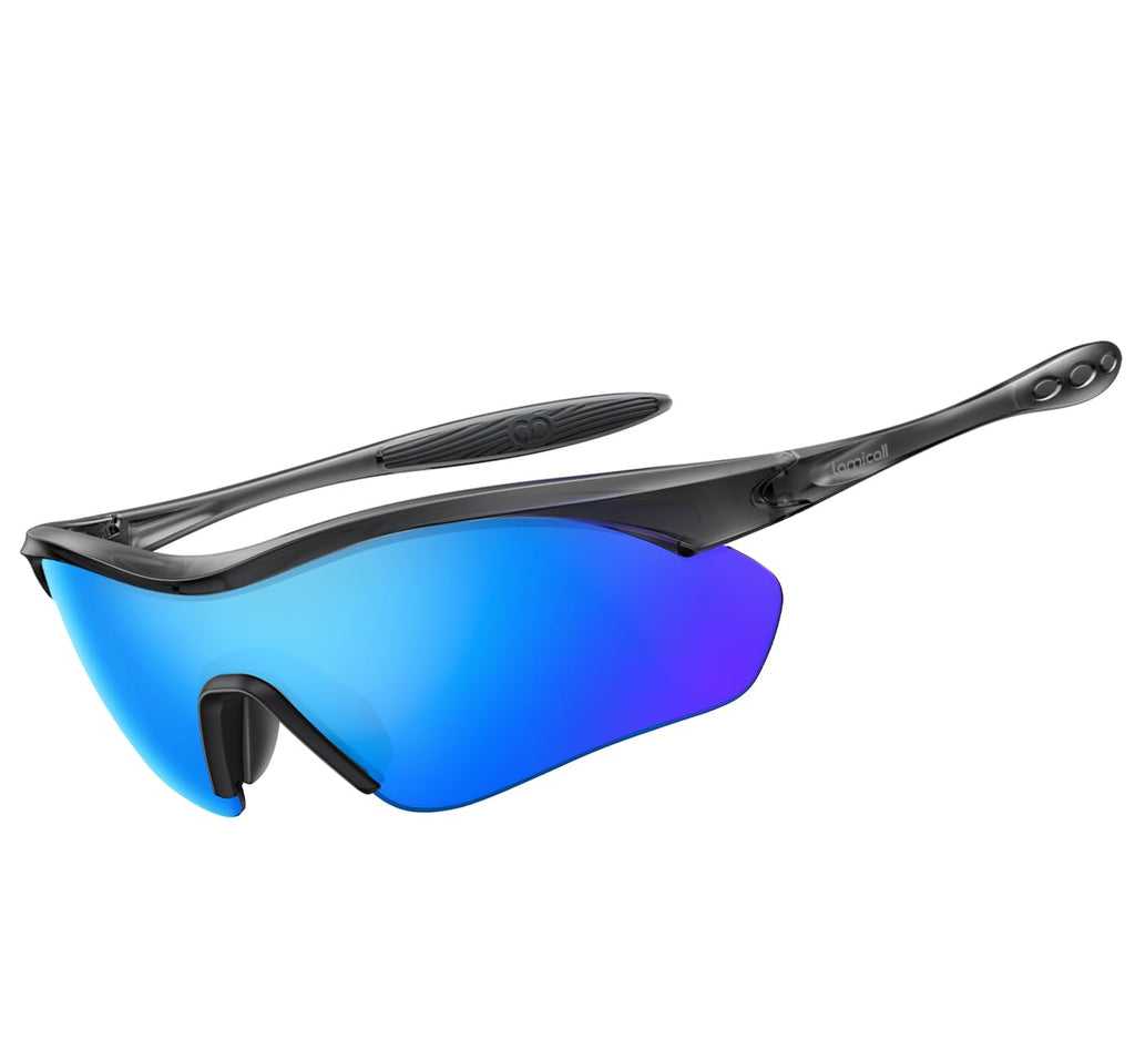 Lamicall 22g Polarized Sports Sunglasses - UV400 Protection Men Women Sun Glasses for Driving Running Cycling Baseball Golf