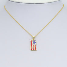 Load image into Gallery viewer, American Flag Charm Pendant, Sku#LK972