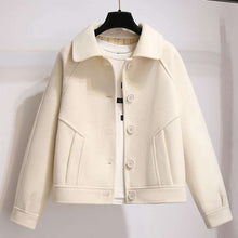 Load image into Gallery viewer, Women's Retro Fashion Short Loose Wool Coat