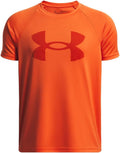 Under Armour Boys' Tech Hybrid Printed Fill Short-Sleeve T-Shirt