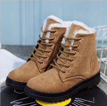 Load image into Gallery viewer, Women's Plush Snow Boots | Flat Heel Waterproof Casual Winter Boots