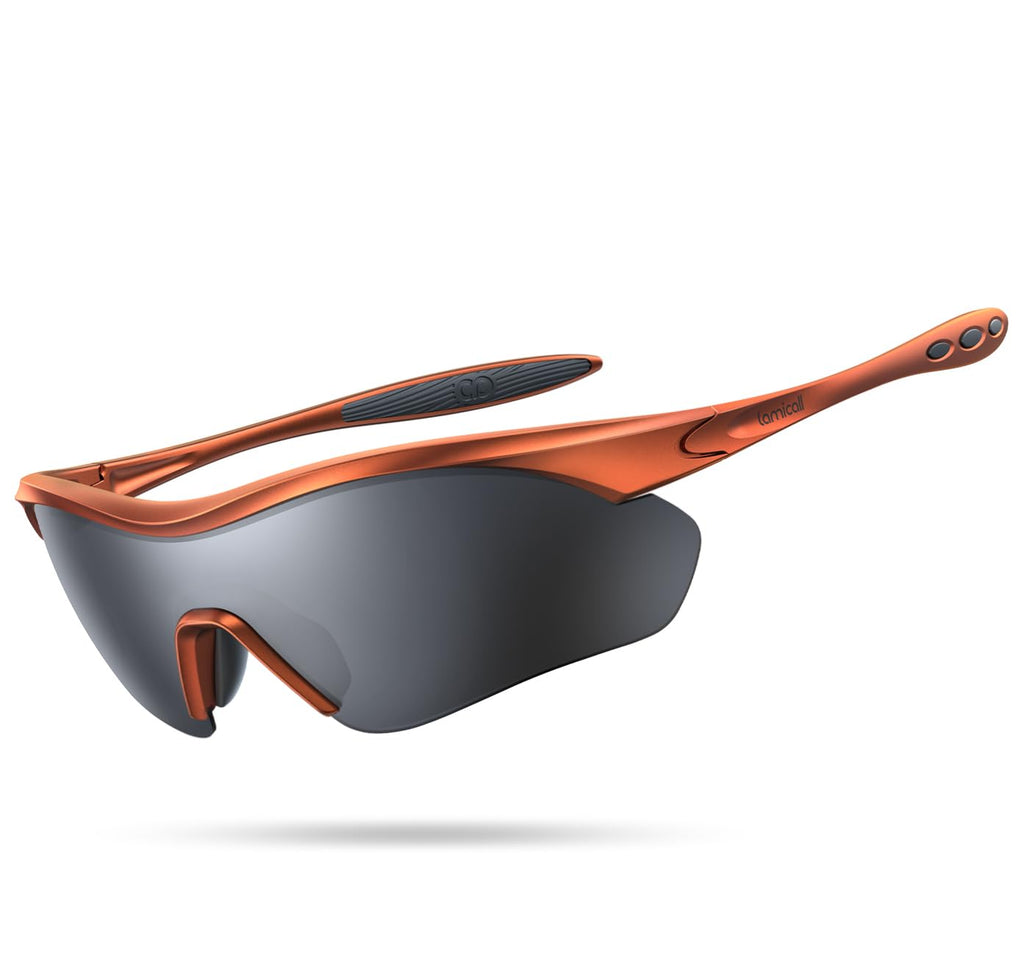 Lamicall 22g Polarized Sports Sunglasses - UV400 Protection Men Women Sun Glasses for Driving Running Cycling Baseball Golf