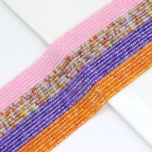 Load image into Gallery viewer, 2x3mm Rondelle Faceted CZ Beads, Sku#U1862