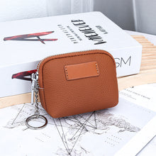 Load image into Gallery viewer, Mini Genuine Leather Wallet for Women – Slim Compact Bifold Card Holder