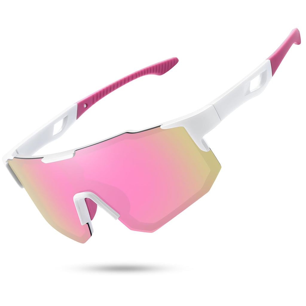 STORYCOAST Polarized Sports Sunglasses for Men Women,Driving Fishing Cycling Mountain Bike Sunglasses UV400 Protection
