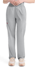 Dickies EDS Signature Scrubs for Women, Elastic Waist Pull-On Cargo Pants for Women in Soft Brushed Poplin - 86106