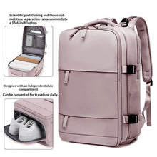 Load image into Gallery viewer, Men's Waterproof Laptop Backpack | Travel &amp; Business Nylon Bag with Dry-Wet Separation