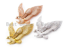 Load image into Gallery viewer, CZ Micro Pave Eagle Pendant, sku#L232