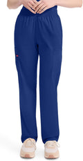 Dickies EDS Signature Scrubs for Women, Elastic Waist Pull-On Cargo Pants for Women in Soft Brushed Poplin - 86106