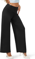 Arolina Palazzo Pants for Women Wide Leg Flowy Pants Casual Comfy High Waist Summer Pants